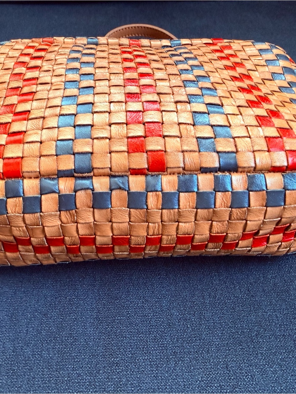 Clare V. Marisol Pinstripe Woven Checkered - Picture 7 of 13